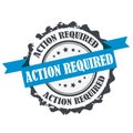 Action required stamp