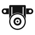 Action small camera icon, simple style