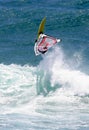 Action Sports Windsurfing Windsurfer Catching Air Royalty Free Stock Photo