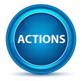 Actions Eyeball Blue Round Button