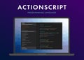 ActionScript programming language on the laptop