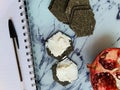 Activated charcoal crackers with cheese as a detox breakfast