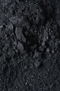 Activated charcoal powder Royalty Free Stock Photo