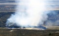 Active caldera of Kilauea volcano, Big Island, Hawaii, United States Royalty Free Stock Photo