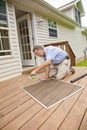 Active Contractor Doing Repairs Royalty Free Stock Photo