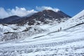 Active Craters In Winter Etna Park, Sicily