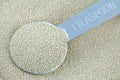 Active dry Baking yeast granules Royalty Free Stock Photo