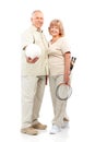 Active elderly couple