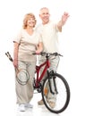 Active elderly couple