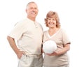 Active elderly couple