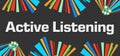 Active Listening Dark Colorful Elements