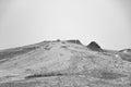 Active muddy volcanoes reservation in Berca, Romania.