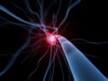 Active nerve cell Royalty Free Stock Photo