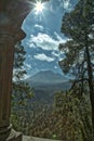 Active Popocatepetl volcano in Mexico Royalty Free Stock Photo