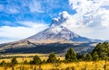 Active Popocatepetl volcano in Mexico Royalty Free Stock Photo