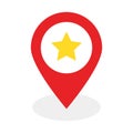 Active position, favorite location Vector Icon which can easily modify or edit