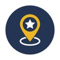 Active position, favorite location Vector Icon which can easily modify or edit