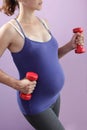 Active pregnant woman.