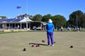 Active seniors Australian people play bowls