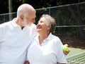 Active Seniors Romance Royalty Free Stock Photo