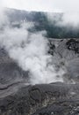 Active smoking volcano volcano Royalty Free Stock Photo