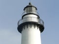 Active St Simons Georgia Lighthouse Top Royalty Free Stock Photo