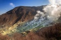 Active sulphur vents of Owakudani, Japan