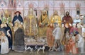 The Active and Triumphant Church detail, fresco in Santa Maria Novella church in Florence