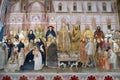 The Active and Triumphant Church detail, fresco in Santa Maria Novella church in Florence