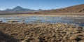 Active volcano Putana also known as Jorqencal or Machuca near Vado Rio Putana in Atacama Desert, Chile