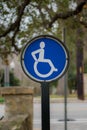 Active Wheel Chair Sign Royalty Free Stock Photo
