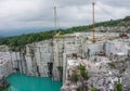 Active, working granite quarry