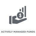 Actively managed funds icon from Actively managed funds collection.