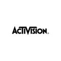 Activision logo editorial illustrative on white background