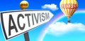 Activism leads to success