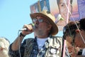 Activist Javier Sicilia speaking