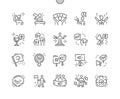 Activist Well-crafted Pixel Perfect Vector Thin Line Icons