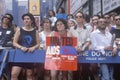 Activists participating in AIDS rally, Royalty Free Stock Photo