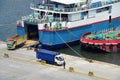 Activities in the port of Tanjung Priok Port Jakarta