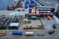 Activities in the port of Tanjung Priok Port Jakarta