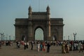 Activities by Tourists Gathered at Gateway of India