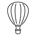 Activity air balloon icon, outline style Royalty Free Stock Photo