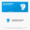 Activity, Brain, Faster, Human, Speed SOlid Icon Website Banner and Business Logo Template