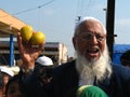 Activity in the fruit market during mango season Royalty Free Stock Photo