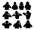 Activity People Silhouettes