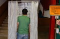 Activity at Polling station during elections day in Spain