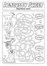 Activity sheet dog theme 1