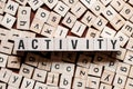 Activity word concept