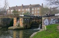 Actons Lock. Number 7. Regents Canal. Haggerstone. London. UK