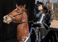 Actor at Arizona Renaissance Festival. Royalty Free Stock Photo